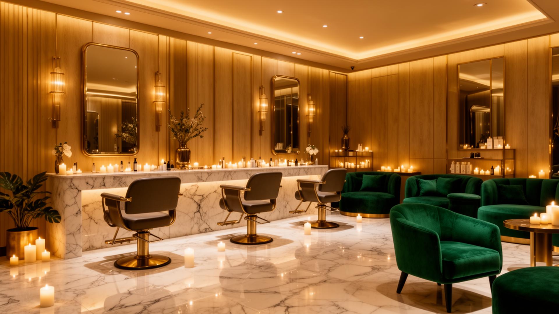 Luxe Glow salon interior